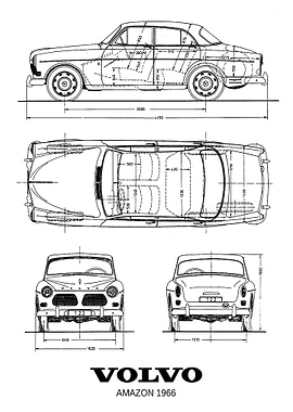 BNW Volvo Amazon 1966