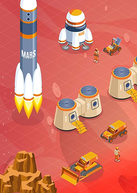Mars Isometric colony