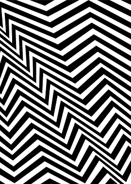 OpArt Zig Zag
