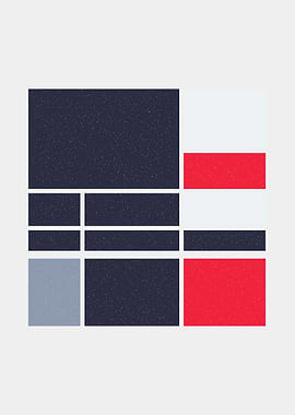 Mondrian style art