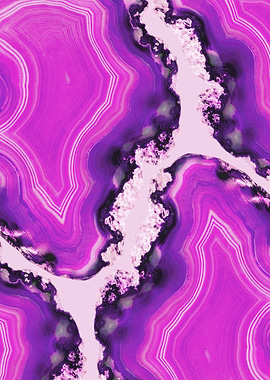 Pink Agate Pattern 1