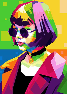 Shorthair Girl Pop Art