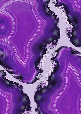 Purple Agate Pattern 1