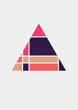 Mondrian style art colorfu