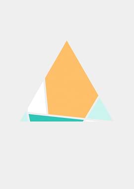 Mondrian style art colorfu