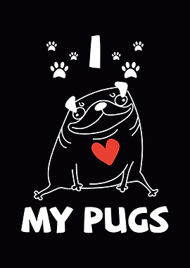 I Heart My Pug