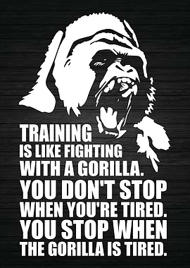 Gorilla Fitness Motivation