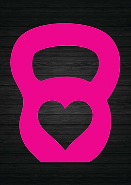 Kettlebell Heart Love