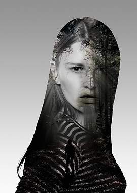 The double exposure art