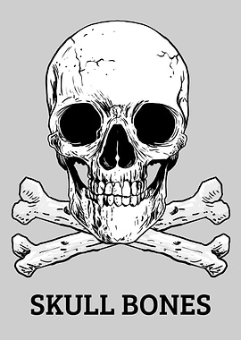 Skull with Bones