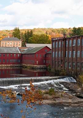 Fall Autumn Foliage River