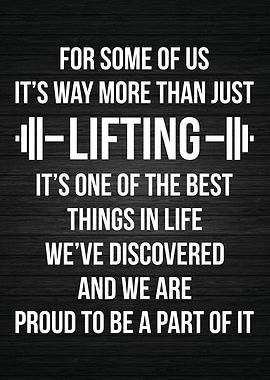 Lifting Motivation