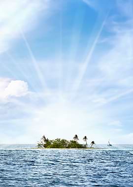 Tropical Island Background