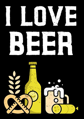 I Love drink Beer