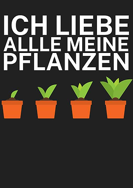 Ich liebe meine Pflanzen