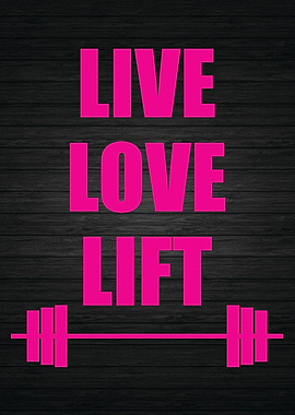 Live Love Lift Barbell