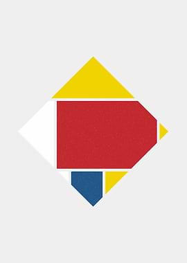 Mondrian style art