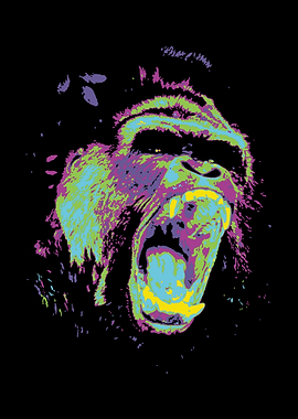 monkey v6 pop art
