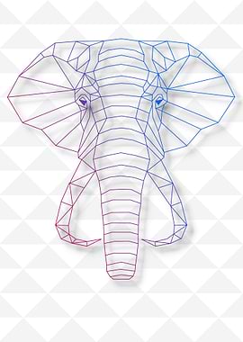 Lowpoly Elephant