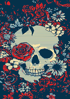 Skull Rose