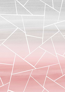 Blush Gray Geo Glam 1