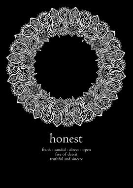 Mandala word honest