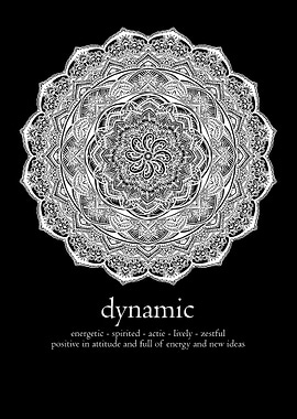 Mandala word dynamic