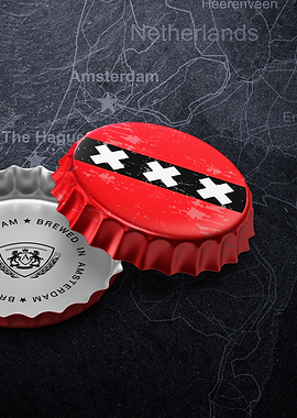Amsterdam Beer cap