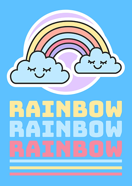 Colorful Rainbow Clouds