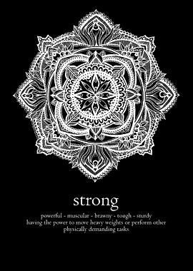 Mandala word strong