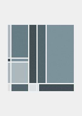Mondrian style art
