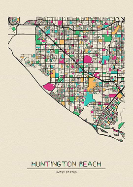 Huntington Beach Map