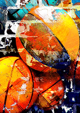 Basketball art swoosh 113