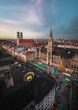 Munich City Skyline German