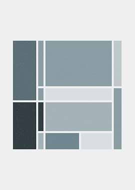 Mondrian style art