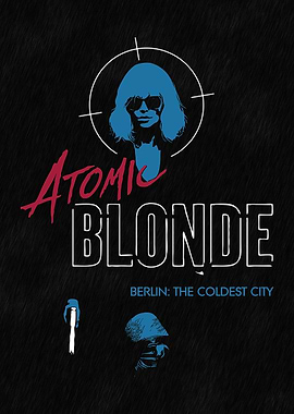 Atomic Blonde Noir Poster