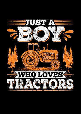 Boy Loves Tractors