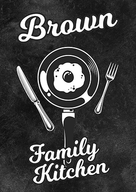 Brown Family Kitchen Egg