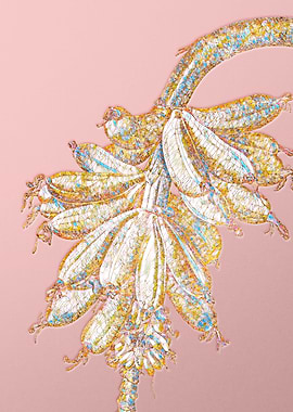 Gold Crystal Mosaic Banana