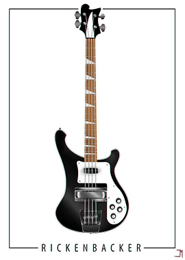 Rickenbacker Bass Poster
