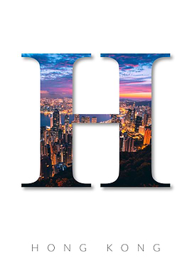 Letter H Hong Kong