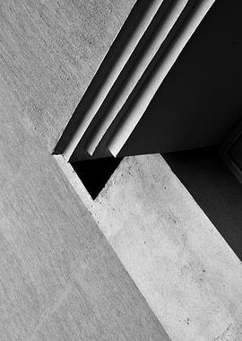 Abstract architecture wall