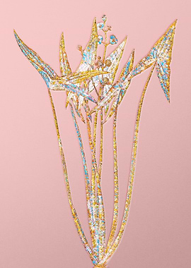 Pink Crystal Arrowhead