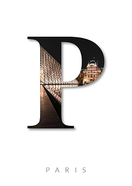 Alphabet Letter P Paris