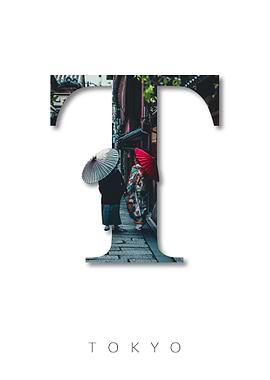 Alphabet Letter T Tokyo