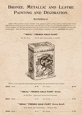 Artist Material Gold Paint