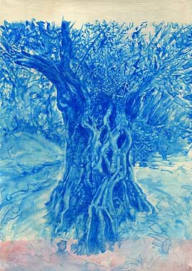 pthalo blue olive tree