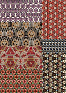 Kaleidoscope collage