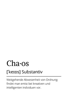 German definition of Chaos