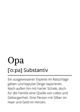 German definition of Opa